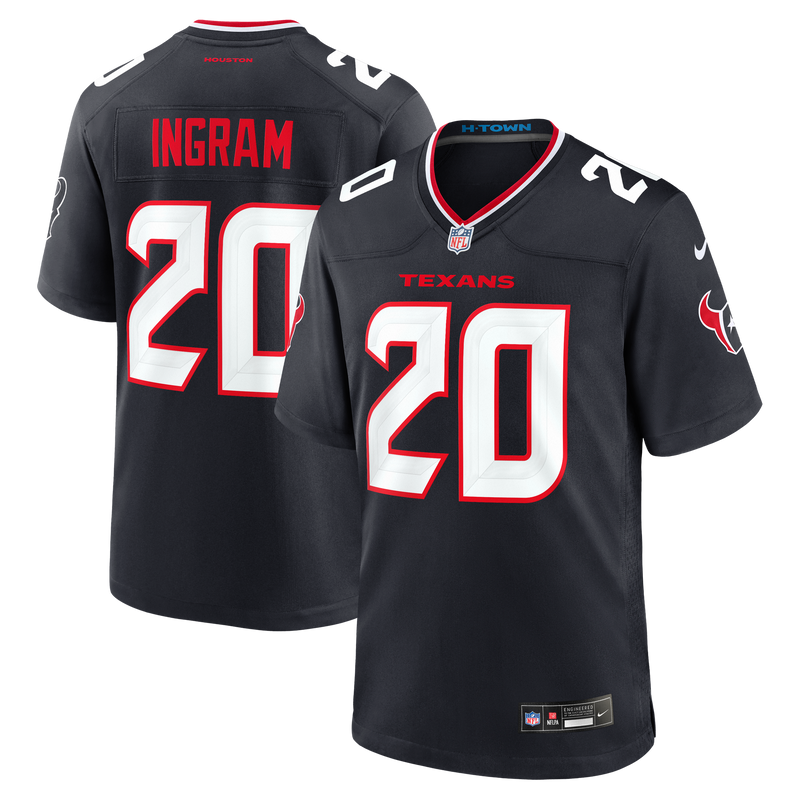 Houston Texans Ja'Marcus Ingram Nike Navy Team Game Jersey