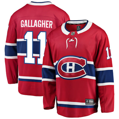 Montreal Canadiens Brendan Gallagher Fanatics Red Breakaway Player Jersey