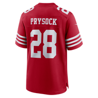 San Francisco 49ers Ephesians Prysock Nike Scarlet Team Game Jersey