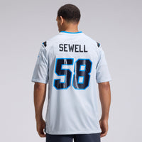 Detroit Lions Penei Sewell Nike Silver 2026 Rivalries Collection Game Jersey
