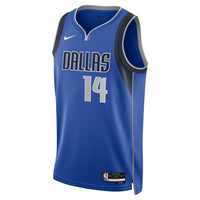 Dallas Mavericks Nike Icon Swingman Jersey - Blue - Morez Johnson Jr. -