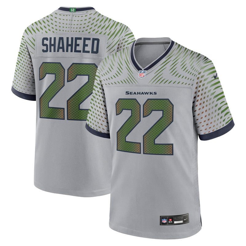 Seattle Seahawks Rashid Shaheed Gray jersey – view 1
