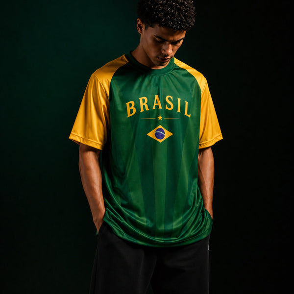 Brasil Skyline - Football Oversized Jersey