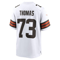 Cleveland Browns Joe Thomas Nike White Retired Game Player Jersey