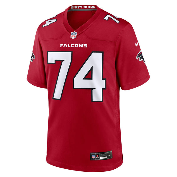 Atlanta Falcons Colby Sorsdal Nike Red Team Game Jersey