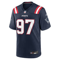 New England Patriots Milton Williams Nike Navy Team Game Jersey