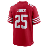San Francisco 49ers Jack Jones Nike Scarlet Team Game Jersey