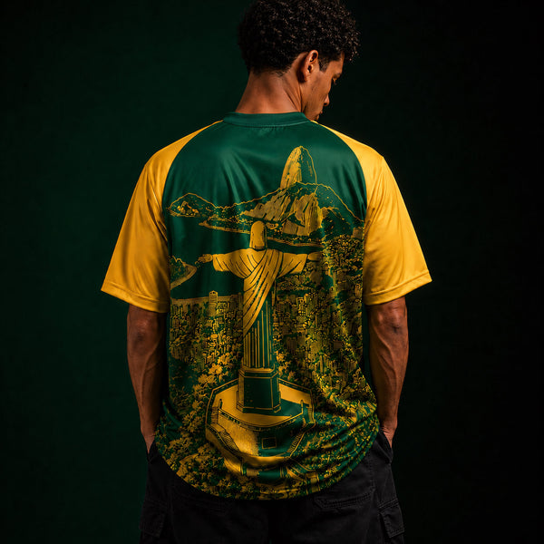 Brasil Skyline - Football Oversized Jersey