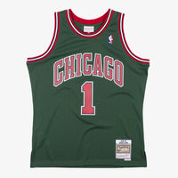 Chicago Bulls Mitchell & Ness Go-Green Swingman Jersey Derrick Rose 2008-09