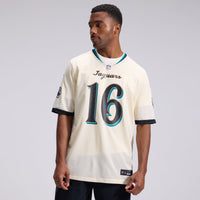 Jacksonville Jaguars Trevor Lawrence Nike Natural 2026 Rivalries Collection Game Jersey