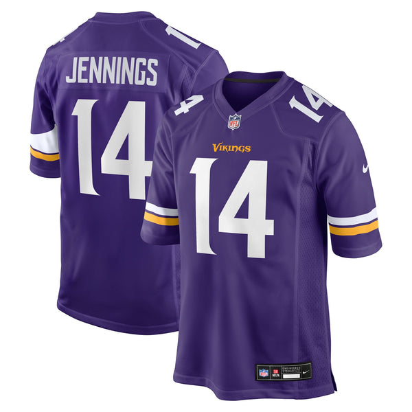Minnesota Vikings Jauan Jennings Nike Purple Team Game Jersey
