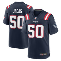 New England Patriots Gabe Jacas Navy jersey – view 1