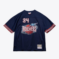 Houston Rockets Mitchell & Ness Hakeem Olajuwon Audible Fashion Jersey - Blue