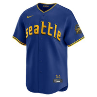 Seattle Mariners Julio Rodriguez Nike Blue City Connect Limited Jersey