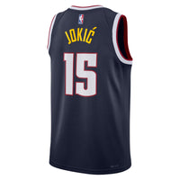 Denver Nuggets Nike Icon Edition Swingman Jersey - Navy - Nikola Jokić -