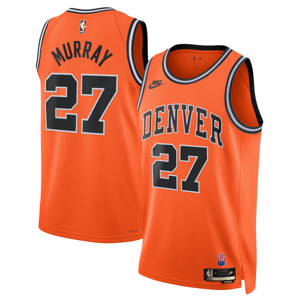 Denver Nuggets Nike Classic Edition Jersey - Orange - Jamal Murray -