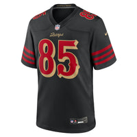 San Francisco 49ers George Kittle Nike Black Rivalries Collection Game Jersey
