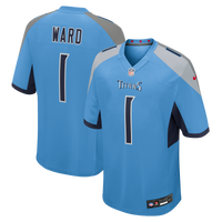 Tennessee Titans Cameron Ward Nike Light Blue Team Game Jersey