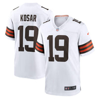 Cleveland Browns Bernie Kosar Nike White Retired Player Game Jersey