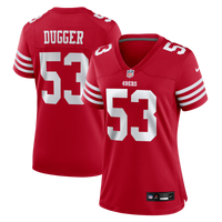 San Francisco 49ers Jaden Dugger III Nike Scarlet Team Game Jersey