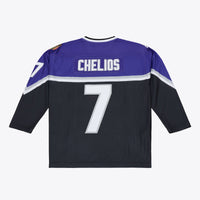 1997 NHL All-Star Game Chris Chelios Mitchell & Ness Blue Power Play Jersey