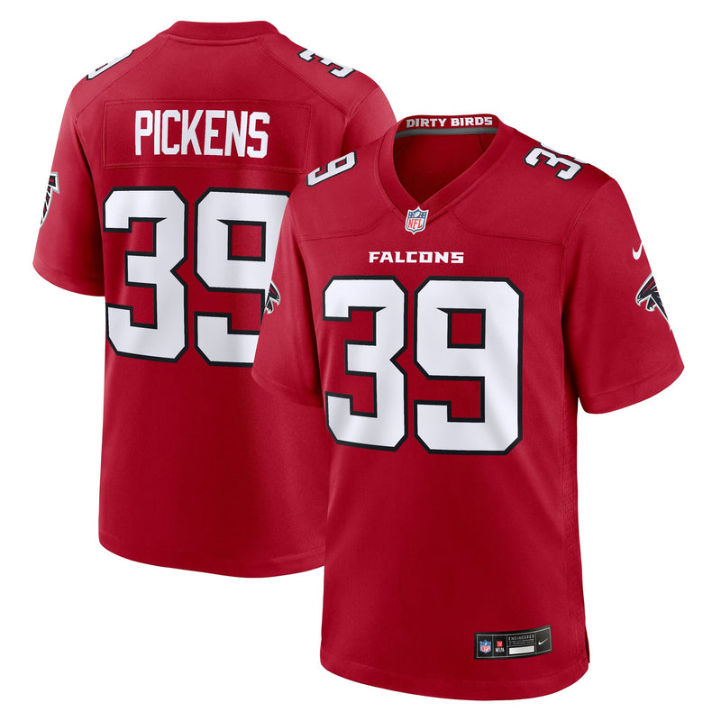 Atlanta Falcons Zacch Pickens Red jersey – view 1