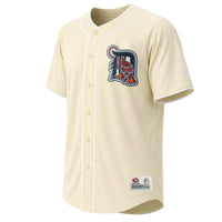Detroit Tigers Stitches Cream Fashion Jersey