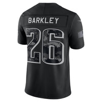 Philadelphia Eagles Saquon Barkley Black jersey – view 3