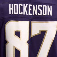 Minnesota Vikings T.J. Hockenson Nike Purple 2026 Rivalries Collection Printed Limited Jersey