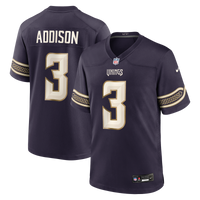 Minnesota Vikings Jordan Addison Nike Purple 2026 Rivalries Collection Game Jersey