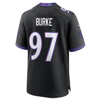 Baltimore Ravens Ethan Burke Black jersey – view 3