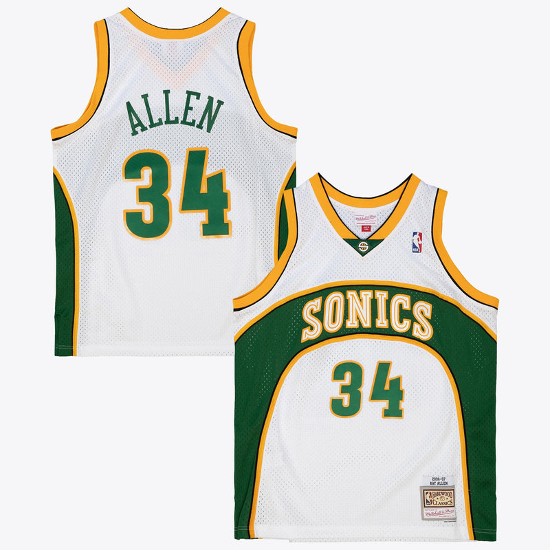 Seattle Supersonics Mitchell & Ness Ray Allen 2006 Swingman Authentic Jersey - White