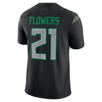 Aaron Flowers Oregon Ducks Nike Home Game Jersey - Black