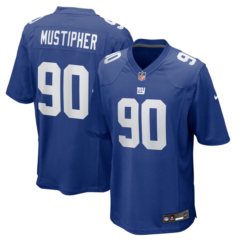 New York Giants PJ Mustipher Royal jersey – view 1