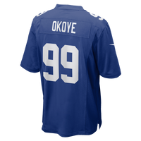 New York Giants Basil Okoye Nike Royal Team Game Jersey