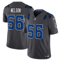 Indianapolis Colts Quenton Nelson Nike Anthracite 2026 Rivalries Collection Printed Limited Jersey
