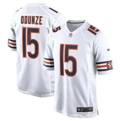 Chicago Bears Rome Odunze Nike White Game Jersey