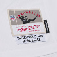 Philadelphia Eagles Jason Kelce Mitchell & Ness White 2011 Legacy Replica Player Jersey