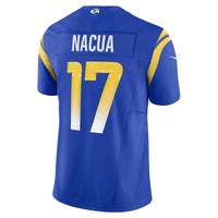 Los Angeles Rams Puka Nacua Nike Royal Vapor F.U.S.E. Limited Jersey