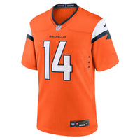 Denver Broncos Courtland Sutton Nike Orange Mile High Collection Game Jersey