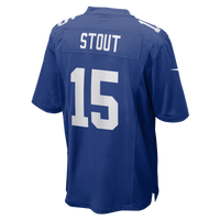 New York Giants Jordan Stout Nike Royal Team Game Jersey