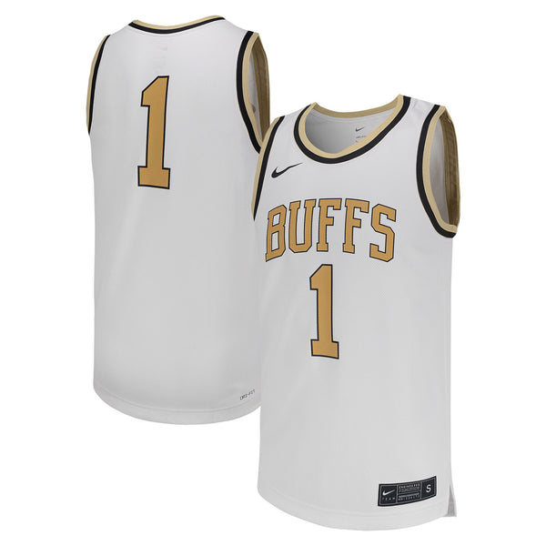#1 Colorado Buffaloes Nike Replica Basketball Jersey - White