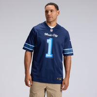 Tennessee Titans Cameron Ward Nike Navy 2026 Rivalries Collection Game Jersey
