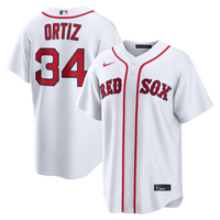 Boston Red Sox David Ortiz Nike White Replica Jersey