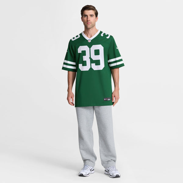 New York Jets Blake Grupe Nike Legacy Green Team Game Jersey