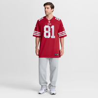 San Francisco 49ers Wesley Grimes Nike Scarlet Team Game Jersey