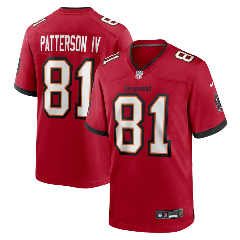 Tampa Bay Buccaneers Dean Patterson IV Red jersey – view 1