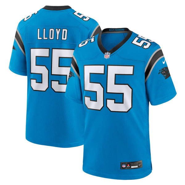 Carolina Panthers Devin Lloyd Nike Blue Alternate Game Jersey