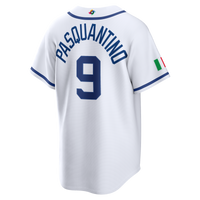 Italy Baseball Vinnie Pasquantino Nike White 2026 World Baseball Classic Home Stadium Jersey