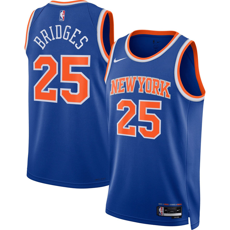 New York Knicks Mikal Bridges - Blue jersey – view 1